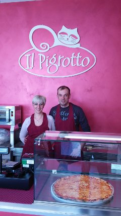 The owners: Stefano and Simona